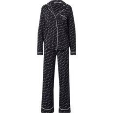 Pigiama Guess Pigiama KCIN2 Nero Regular Fit - Nero/Bianco
