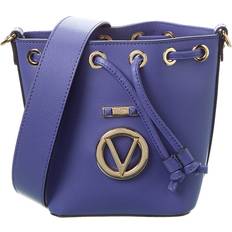 Blue Bucket Bags Mario Valentino Jules Bonbonniere Leather Bucket Bag