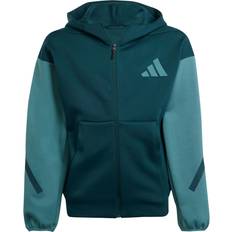 Træningstøj Trøjer adidas Performance Cardigan Aurivy Pretea Pret - Blue