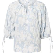 Dam - Ekologiska Blusar Samsøe Samsøe Samatera SS Blouse Blus - Peony Egret