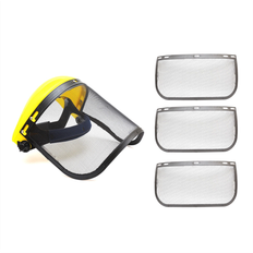 Safety Helmets on sale Tauoh Grass Trimmer Safety Helmet Hat Full Face Mesh