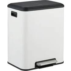 Cleaning Equipment & Cleaning Agents Relaxdays 2 x 15 l Waste Bin With Inner Bins