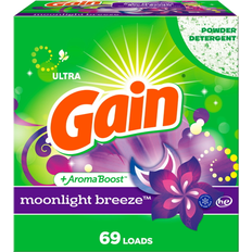 Cleaning Equipment & Cleaning Agents Procter & Gamble Gain Powder Laundry Detergent Moonlight Breeze Scent 82 oz