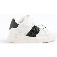 Mini Boys Lion Head Trainers - White