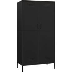 vidaXL 336250 Black Wardrobe 35.4x70.9"