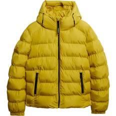 Superdry Hooded Sports Puffer Jacket - Gelb