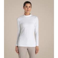 Dame - Golf Undertøj Craghoppers NosiLife Golf Long Sleeved Mock Neck Top - White