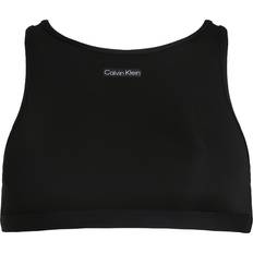 Återvunna material Bikiniöverdelar Calvin Klein Bralette Bikini Top CK Rib - Black