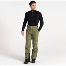 Green - Men Rain Trousers Dare 2b Breathable Achieve II Recycled Ski Pants - Green