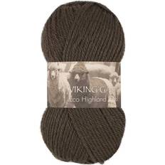 Viking of Norway Eco Highland Wool Mørk Brun 110m