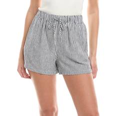 Onia Air Elastic Drawstring Linen-Blend Short