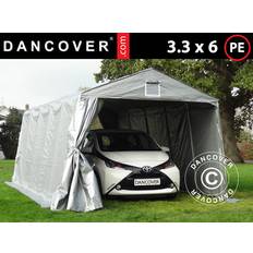 Gråa Garage Dancover Portable Garage Tent Pro 3.3x6x2.4 m Grey (Building Area )