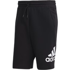 adidas Men's Sportswear Essentials Big Logo French Terry Shorts - Black