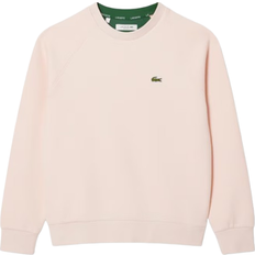 Lacoste Recycled Fabric Jumpers Lacoste Women's Crew Neck Piqué Sweatshirt - Light Pink