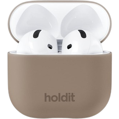 Holdit AirPods 4 Silicone Case Mocha Brown
