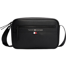 Tommy Hilfiger Crossbody Bags Tommy Hilfiger Essential Metal Logo Reporter Bag - Black