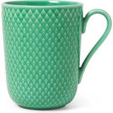 Lyngby Rhombe Green Mug 33cl
