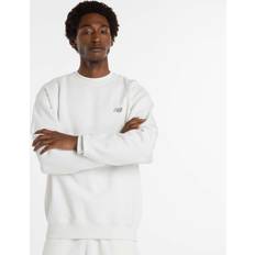 New Balance Linear Graphic Fleece Crew Herren Hoodies - Grau
