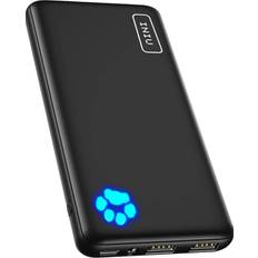 Iniu B41 Portable Charger 15W Fast Charging Slimmest 10000mAh Black