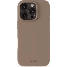 Holdit Silicone Case for iPhone 16 Pro Max Mocha Brown