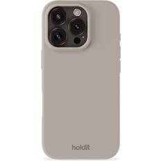 Holdit Silicone Case for iPhone 16 Pro Max Taupe