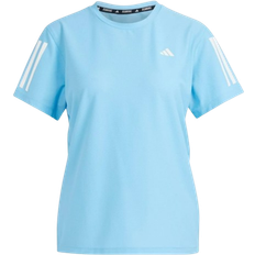 adidas Women's Running Own The Run Tee - Light Blue