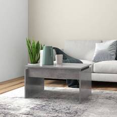 vidaXL Engineered Wood Concrete Grey Coffee Table 50x68cm
