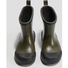 Fleece Wellingtons Children's Shoes H&M Girls Wellingtons - Moss Green/Black