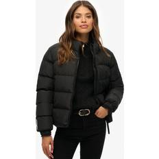 Superdry Kläder Superdry Damen Sports Steppjacke Ohne Kapuze - Black