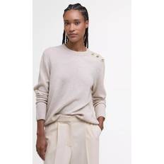 Barbour Jumpers Barbour Eleanor Crew Neck Jumper - Light Beige
