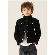 Boys Shirts Angel & Rocket Kids Cord Shirt Black