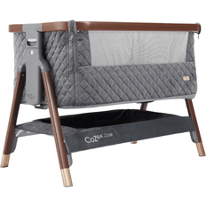 Kid's Room Tutti Bambini CoZee Luxe Bedside Crib Walnut/Slate 21.3x36.2"