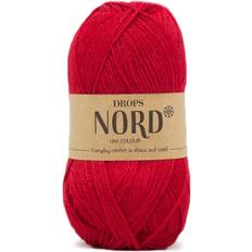 Drops Design Nord Uni Colour Red 170m