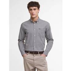 Barbour Shirts Barbour Padshaw Cotton Tailored Fit Gingham Shirt - Dark Oak
