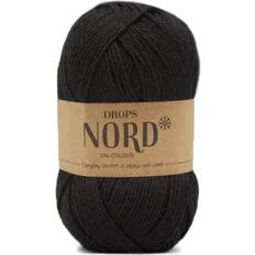Drops Design Nord Uni Colour Black 170m