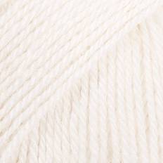 Drops Design Flora Uni Colour White 210m