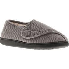 Adult Slippers & Sandals Dr Keller Womens Slipper Boots Valerie Touch Fastening - Grey