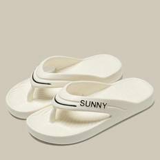 Slip-On - White Flip-Flops Vehhe Thick Platform EVA Flip Flops Summer Clip Toe Sandals - White
