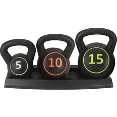 Temu 3pcs Kettlebell Weight Set 5lb 10lb 15lb