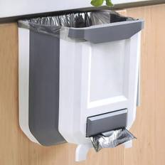 Cleaning Equipment & Cleaning Agents Temu 9L Folding Kitchen Waste Bin Trash Can