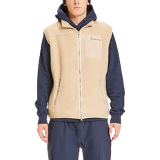 Knowledge Cotton Apparel Teddy Fleece Vest - Beige
