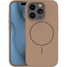 Silicone Thin Mag Case iPhone 16e Brun