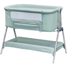 Kinder Valley Snoozie Bedside Crib Jade/Turquoise 22.2x39"