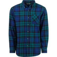 Magellan Outdoors Canyon Creek Long Sleeve Flannel Shirt - Blackwatch Plaid
