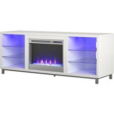 Ameriwood Home Lumina White TV Bench 164.6x63.2cm