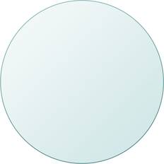 vidaXL Tempered Glass Transparent Table Top 70cm