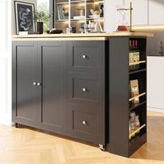 Liquor Cabinets on sale ClassicLiving 209cm Bar Black Liquor Cabinet
