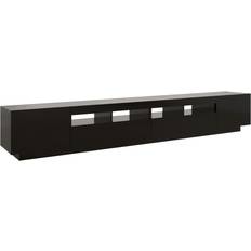 vidaXL Engineered Wood Black TV-bänk 260x40cm