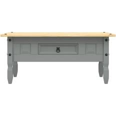 vidaXL Mexican Pine Grey Sofabord 100x55cm