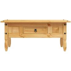 vidaXL Mexican Pine Brown Coffee Table 100x55cm